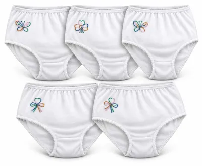 Produktbild von Damen Taillenslip 5er-Pack aus 100 % Baumwolle, Weiß-XL