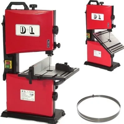 Produktbild von Bandsäge 228 mit Ersatzsägeband Holzsäge Holzsäge 400W Durchlass 90mm 45° 56488