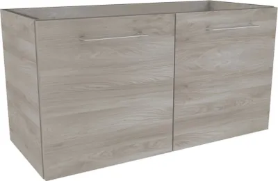 Produktbild von FACKELMANN Waschtischunterschrank LIMA / Badschrank mit Soft-Close-System / Maße (B x H x T): ca. 80 x 42 x 35 cm / hochwertiger Badezimmerschrank / Korpus: Braun / Front: Braun