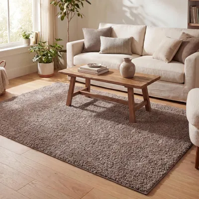 Image de Volero - Tapis à poils longs - Lofty Taupe - 80x150 cm