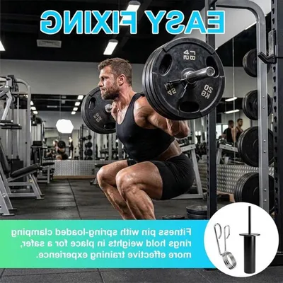 Verlängerungsstift für Fitnessstangen, robuste Verlängerung für zusätzliches Gewicht, 110 mm Länge, Stahl, ideal für