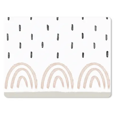Produktbild von MuchoWow® Mauspad Mousepad Regenbogen - Pastell - Regen 23x19 cm - Mousepads - Maus Mat - Pad - Mausunterlage - Schreibtischunterlage - Mauspad