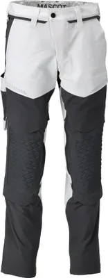 Immagine prodotto di Pantaloni con tasche al ginocchio bianco/grigio antracite, taglia 76 C56 MASCOT 22079-605-0689