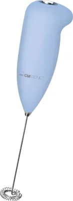 Produktbild von Clatronic elektrischer Milchaufschäumer | Milchschaum in Sekundenschnelle | Soft - Touch - Gehäuse | mit Edelstahl - Schaumschläger | MS 3089 blau