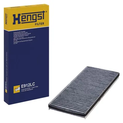 Imagen del producto de Filtro de habitáculo HENGST E912LC, filtro de polen, compatible con MERCEDES-BENZ SPRINTER 3-t Kasten (903), con carbón activado