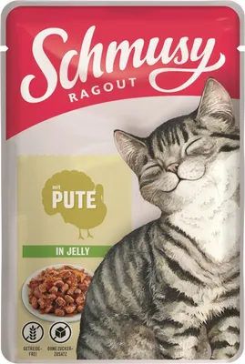 Produktbild von Schmusy 100gx22 Ragout Pute in JELLY