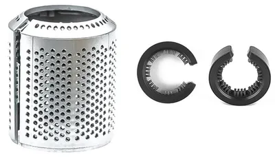 Image de INF Filtre de Remplacement pour Sèche-Cheveux Dyson + Brosse de Nettoyage Argent