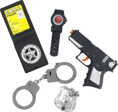 Produktbild von Policajný kostým policajtky 5-dielny čierno-sivý