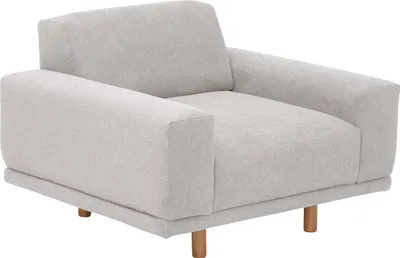 Produktbild von Max Winzer Sessel Penelope - Flachgewebe silber - Maße: 102 x 92 x 70 cm