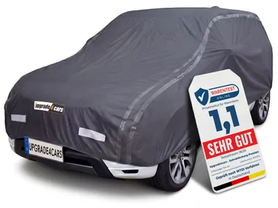 Image de Housse de protection automobile Premium Upgrade4cars, modèle "Garage extérieur" entièrement étanche, version 2026. Housse de protection automobile complète, adaptée à toutes les saisons. Housse universelle pour SUV, taille XXL (540 × 210 × 150 cm)