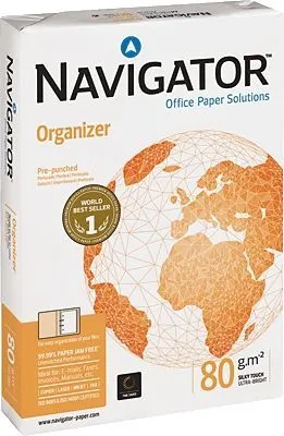 Produktbild von Navigator Kopierpapier Organizer 82479A80S DIN A4 ws 500 Bl./Pack.