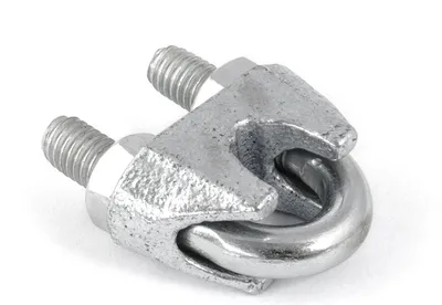 Produktbild von SEILKLEMMEN BÜGEL verzinkt  12mm  100 Stück    Klemme Drahtseilklemme Seilklemme