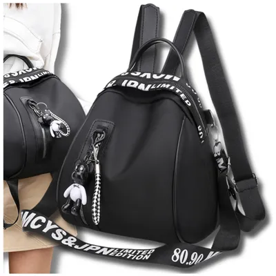 Produktbild von EdiBazzar T94 Damen Rucksack elegant schwarz wasserdicht