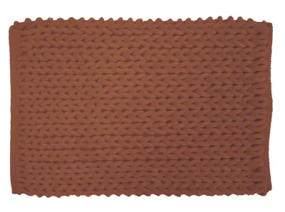 Produktbild von Weiche Badematte aus Chenille mit rutschfester Unterseite