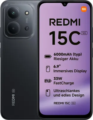 Zdjęcie produktu dla Xiaomi Redmi 15C+ - Telefon komórkowy - 128 GB