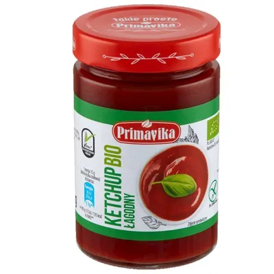 Obrázok produktu pre JEMNÝ BEZLEPKOVÝKEČUP 315 g - PRIMAVIKA (PRIMAECO)