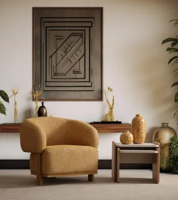 Immagine prodotto di Tavolino in legno con piano bianco, moderno e stabile