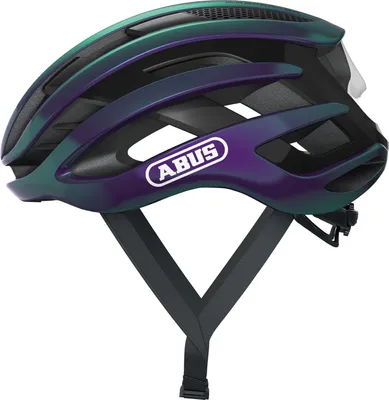 Produktbild von ABUS Rennradhelm AirBreaker - High-End Fahrradhelm für den professionellen Radsport - für Jugendliche und Erwachsene - Helm für Damen und Herren - Lila/Blau, Größe L (59-61 cm)