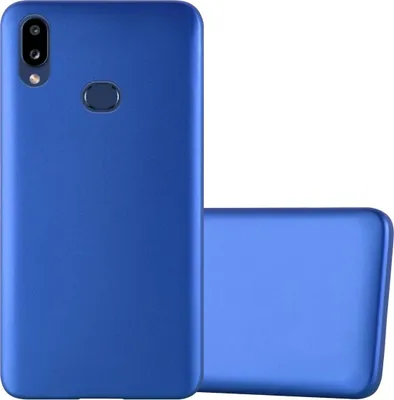 Produktbild von Cadorabo Schutzhülle für Samsung Galaxy A10s / M01s Hülle in Blau Handyhülle TPU Silikon Etui Cover Case