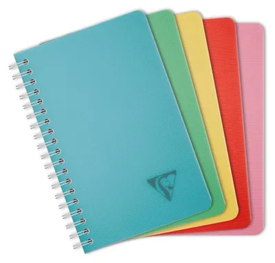 Produktbild von Clairefontaine Spiralheft LINICOLOR, 110 x 170 mm, farbig sortiert, 10 Stück