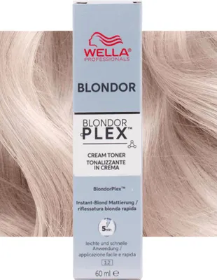 Produktbild von Wella Professional Blondor Plex Cream Toner Pale Silver /81 60ml