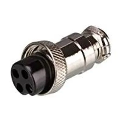 Schraubkupplung 4-polig für Kabel 5-7 mm Lötanschlüsse