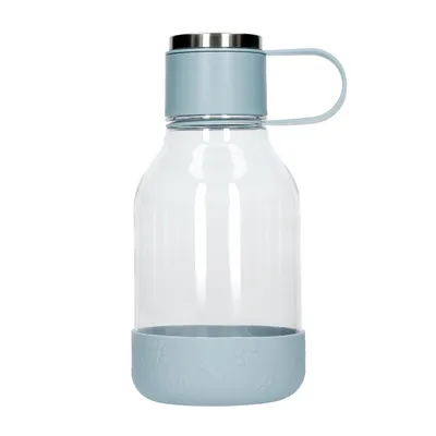 Obrázek produktu pro ASOBU Láhev na vodu s miskou pro psy - 1,5l modrá