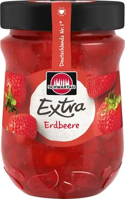 Produktbild von Schwartau Extra Erdbeere, 340g