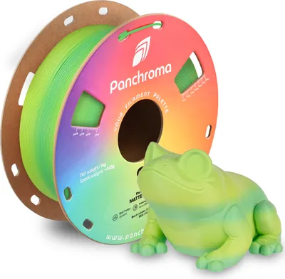 Zdjęcie produktu dla Panchroma™ PLA Gradient Matte, kolor: Summer (Savannah Yellow-Arctic Teal), rozmiar filamentu: 1,75 mm, waga: 1 kg