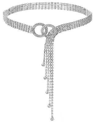 Produktbild von Verstellbarer Strass Taillengürtel für Damen