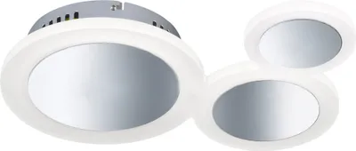 Produktbild von LED Deckenlampe, dimmbar, Chrom, 28 cm, PARC