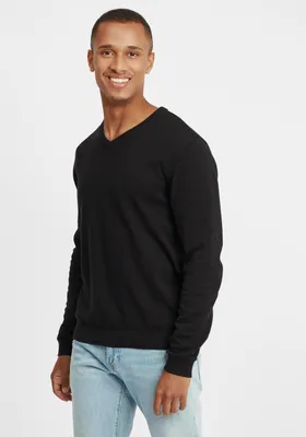Produktbild von SOLID SDAlegre Herren Strickpullover Feinstrick Pullover mit V-Ausschnitt