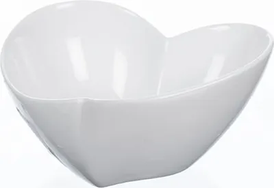 Produktbild von 12er Set Herzschalen Dekoschalen HERZ H. 6cm 12x12cm weiß Porzellan Sandra Rich