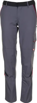 Produktbild von Planam Bundhose Highline Damen Gr. 38 schiefer/schwarz/rot