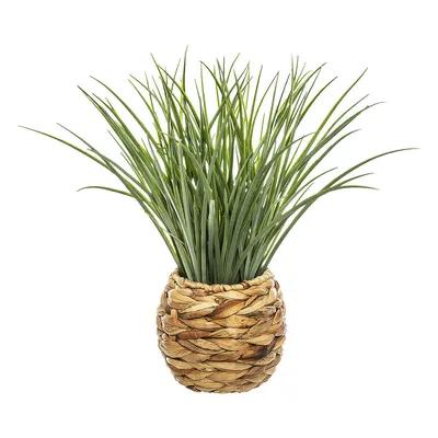 Produktbild von Kunstgras in geflochtenem Topf - H48 -5 cm - Atmosphera créateur d'intérieur