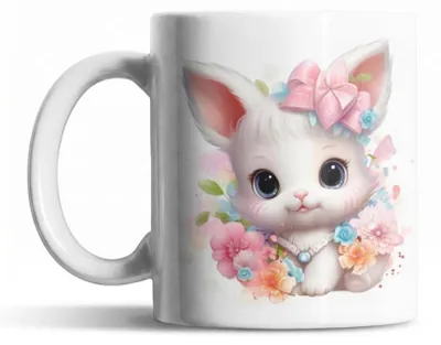 Produktbild von Tasse WS-Trend Süßer Hase Häschen Kaffeetasse Teetasse - Bunny-03