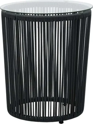 Produktbild von vidaXL 3-tlg. Bistro-Set mit Kissen PE-Rattan Schwarz