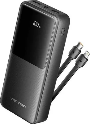 Obrázek produktu pro Vention FHPB0, 20000 mAh, 3,7 V, 22,5 W, Černá