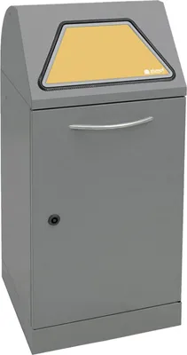 Image de Stumpf Tri des déchets Modul-Vario 60 gris alu-structure Seau intérieur 60l - 625-060-0-2-100