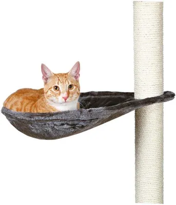 Image de Azomor® : surface de repos confortable pour arbre à chat, avec un cadre métallique robuste et un rembourrage moelleux, 40 cm