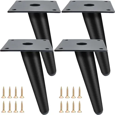 Productafbeelding van 4 Stuks Metalen Meubelpoten 15 cm