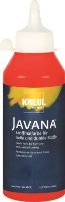 Produktbild von KREUL Stoffmalfarbe JAVANA rot 250ml Flasche
