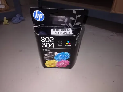 Produktbild von HP 302/304 Farbe/Schwarz Druckerpatrone Kombipaket (2er-Pack), Standardertrag, Schwarz, Cyan, Magenta, Gelb, Tinte auf Pigmentbasis, Tinte auf Farbstoffbasis, 2 Stück(e), 120 Seiten