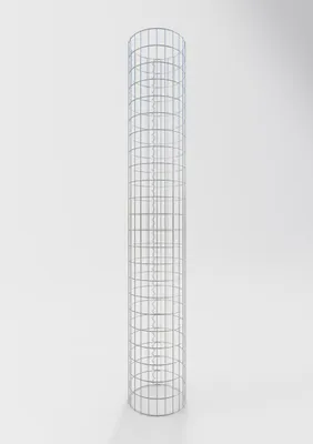 Produktbild von Gabionensäule rund 37  cm Durchmesser, 230  cm Höhe, Maschenweite 5 cm x 10 cm