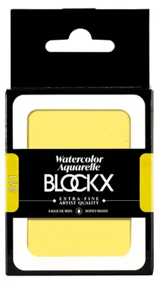 Produktbild von Blockx Aquarellfarbe, Cadium Zitrone Großer Napf 18ml Blasses Kadmium 45311BXC
