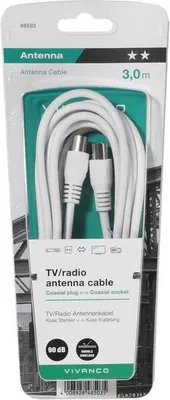 Produktbild von TV / Radio-Antennenkabel 90dB, 5m (48504)