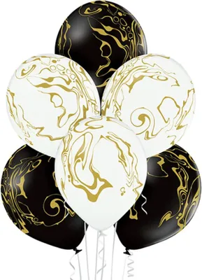 Produktbild von Luftballon Ø30cm "Marble" | 6 Stk.