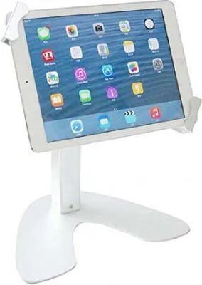 Produktbild von System-S Universal Abschließbarer Aluminium Präsentations Messe Ständer Stand Mount Tisch Halterung für Tablet von 9.7-13 Zoll