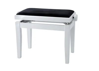 Produktbild von GEWA Piano Bench Deluxe Klavierhocker aus Holz White Matt