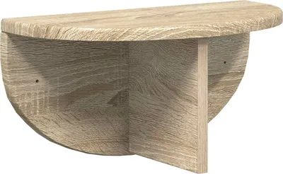 Obrázek produktu pro vidaXL Nástěnná police Sonoma dub 38 x 19 x 19 cm Materiál na bázi dřeva